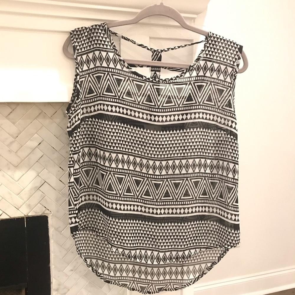 Tribal flowy blouse